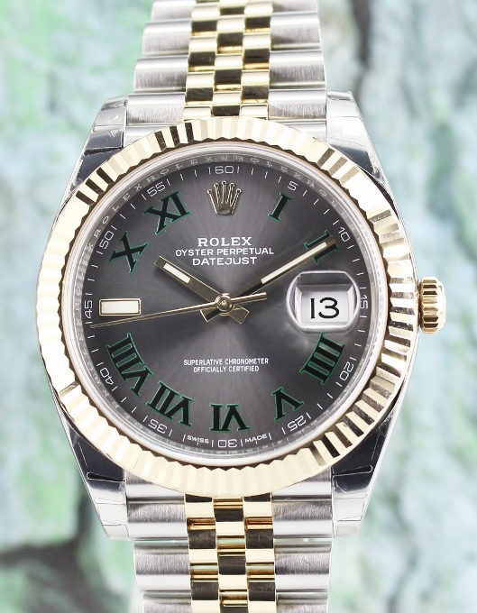 (image for) LIKE NEW UNPOLISHED ROLEX 41MM OYSTER PERPETUAL DATEJUST / 126333